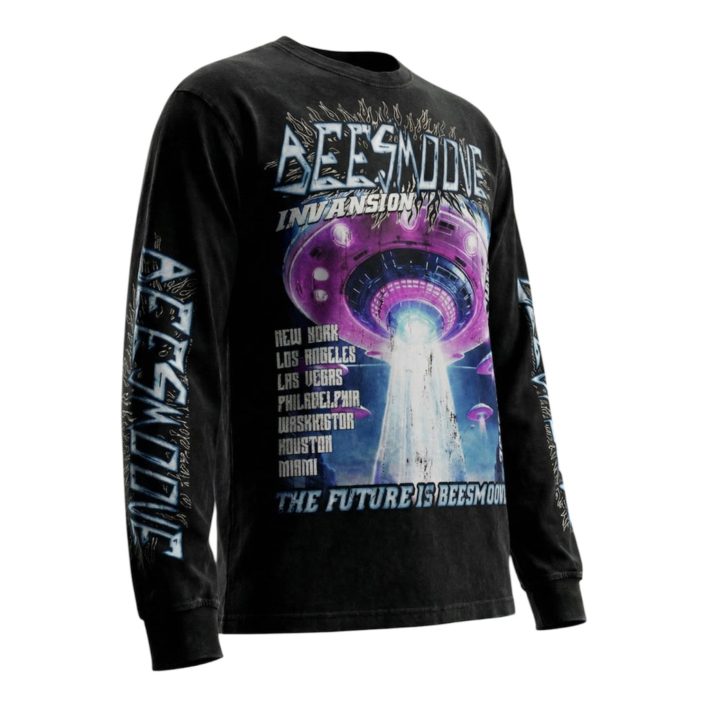 BEESMOOVE INVASION The Future is Now Long Sleeve Tee