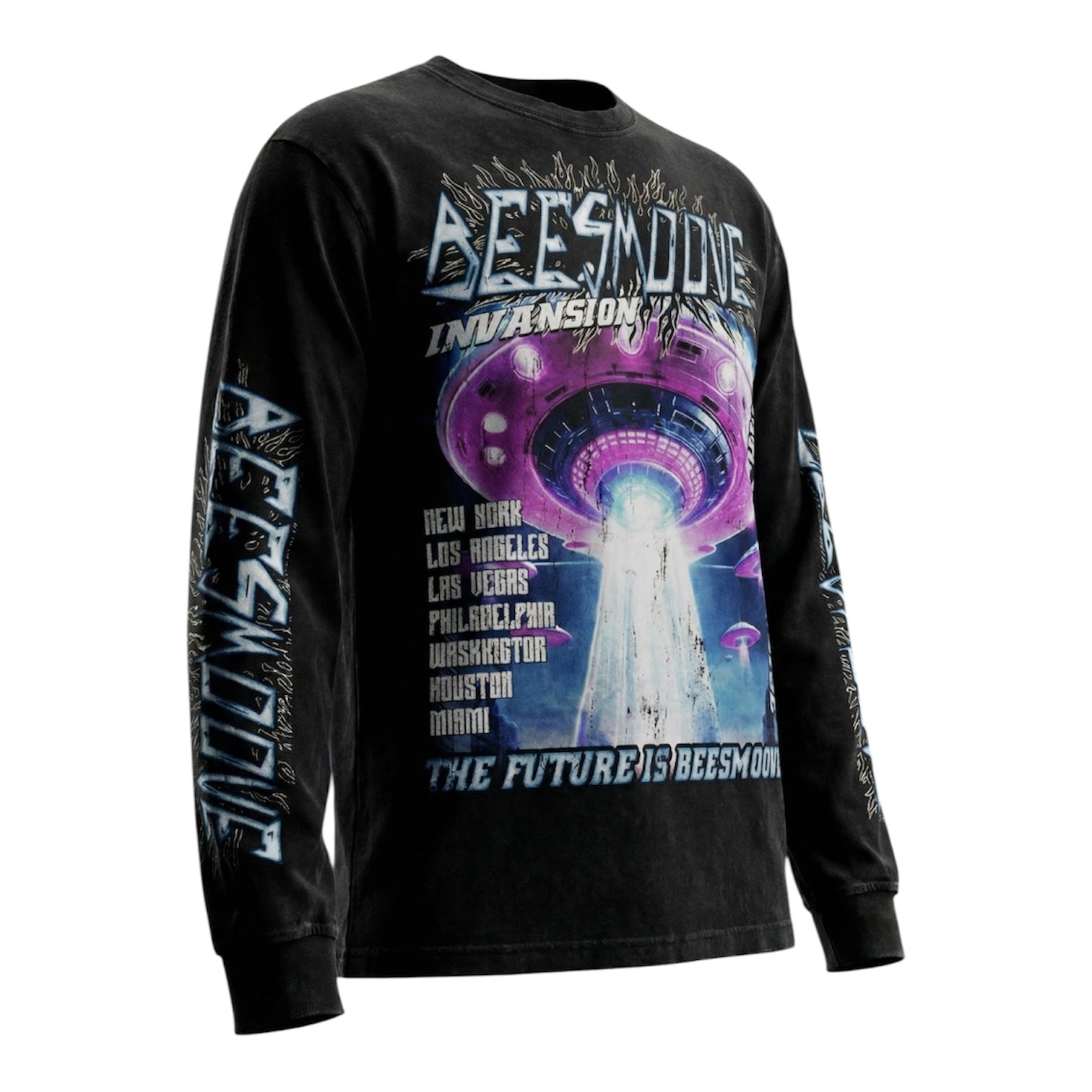 BEESMOOVE INVASION The Future is Now Long Sleeve Tee