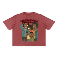 BEESMOOVE BLACKSOUTH: The Neighborhood Wash Boxy Cotton T-Shirt