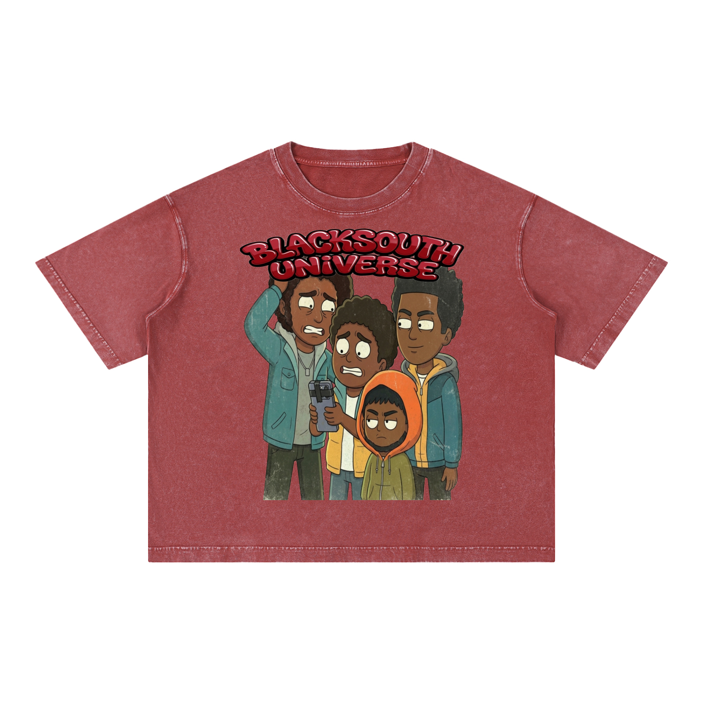 BEESMOOVE BLACKSOUTH: The Neighborhood Wash Boxy Cotton T-Shirt