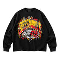 Beesmoove AREA-773 Waffle Boxy Long Sleeve T-Shirt