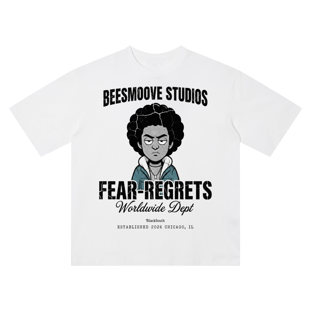 Beesmoove BlackSouth Lamont Fear Regrets T-Shirt