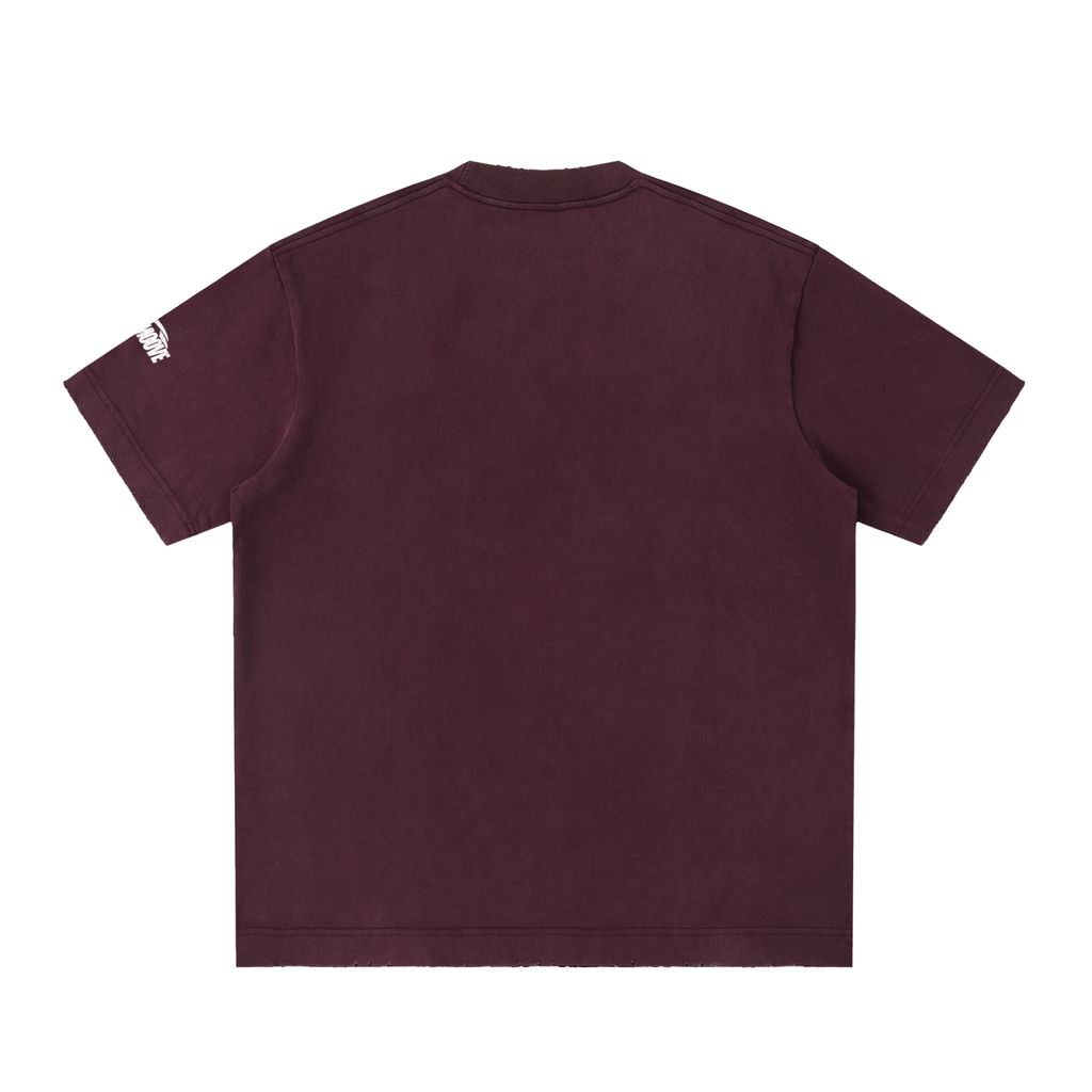 Beesmoove Blacksouth The squad Vintage Washed Frayed T-Shirt
