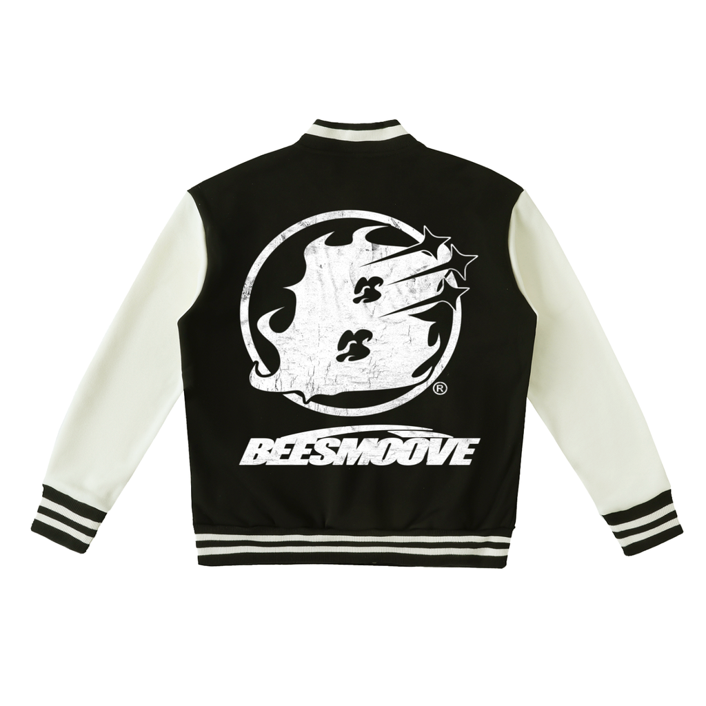Beesmoove worldwide Two-Tone Fleeced Varsity Jacket