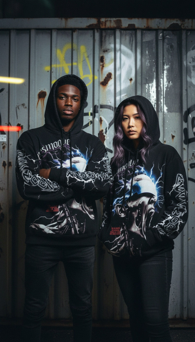 BEESMOOVE Born From Voltage Hoodie 4-26