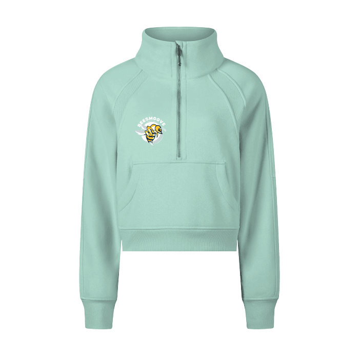 Beesmoove Hivebreaker Edition Cropped Half-Zip Hoodie - Beesmoove 