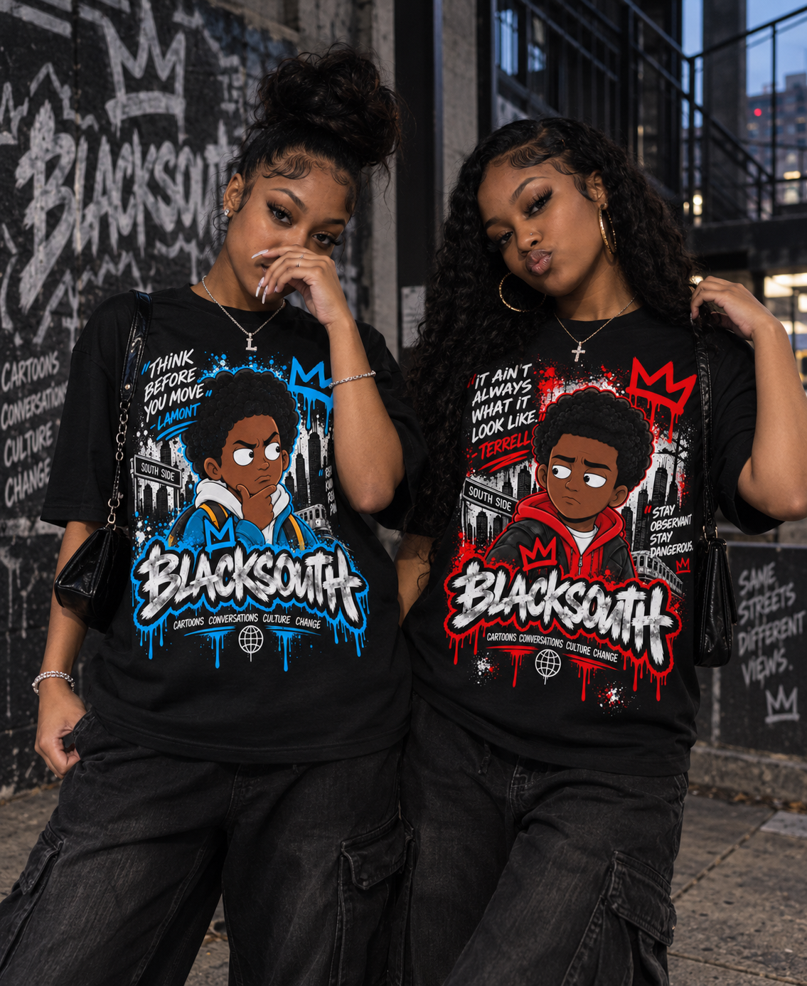 Beesmoove Blacksouth Lamont Think Before You Move Tee