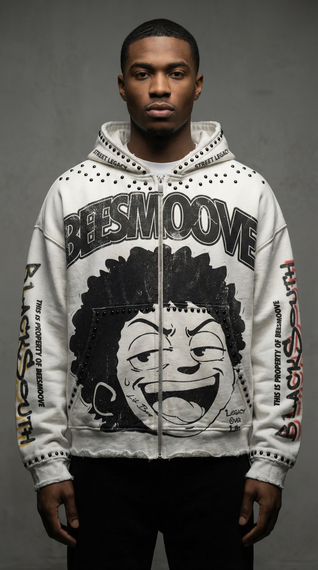 BEESMOOVE Lil Boo Chicago Streetwear Hoodie – BlackSouth Collection