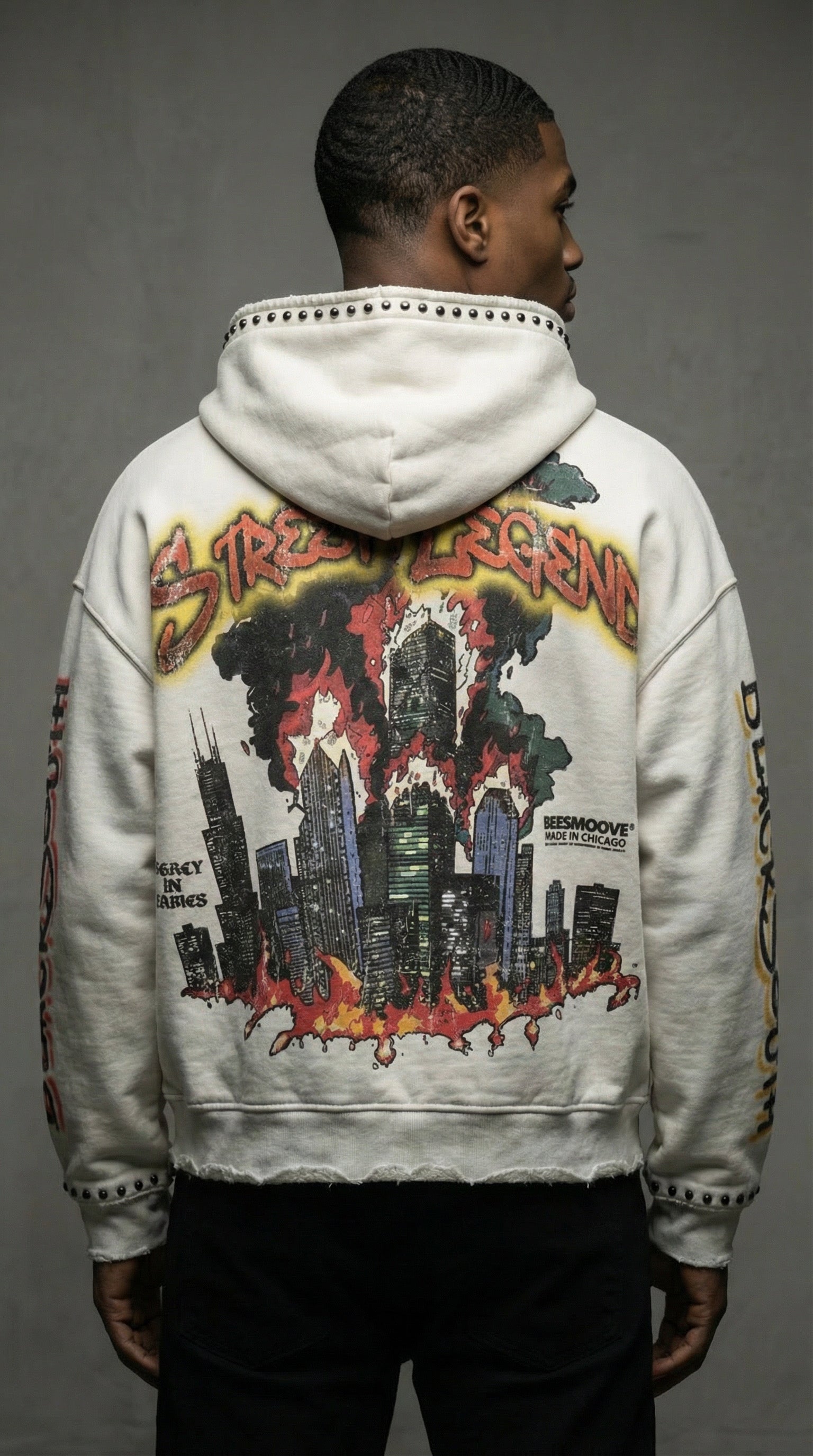 BEESMOOVE Lil Boo Chicago Streetwear Hoodie – BlackSouth Collection