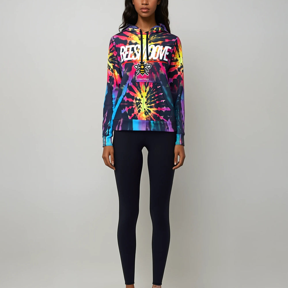 BEESMOOVE cosmic Fashion Hoodie (AOP)