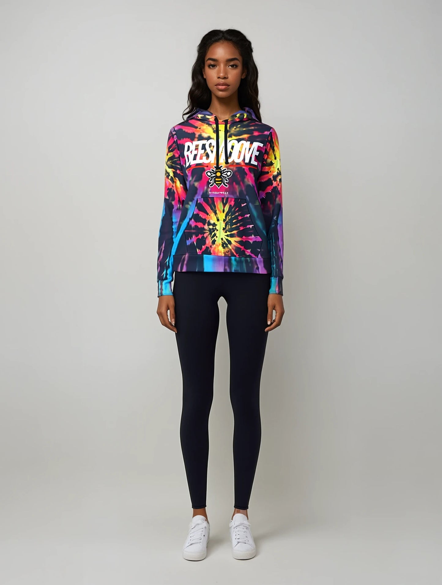 BEESMOOVE cosmic Fashion Hoodie (AOP)