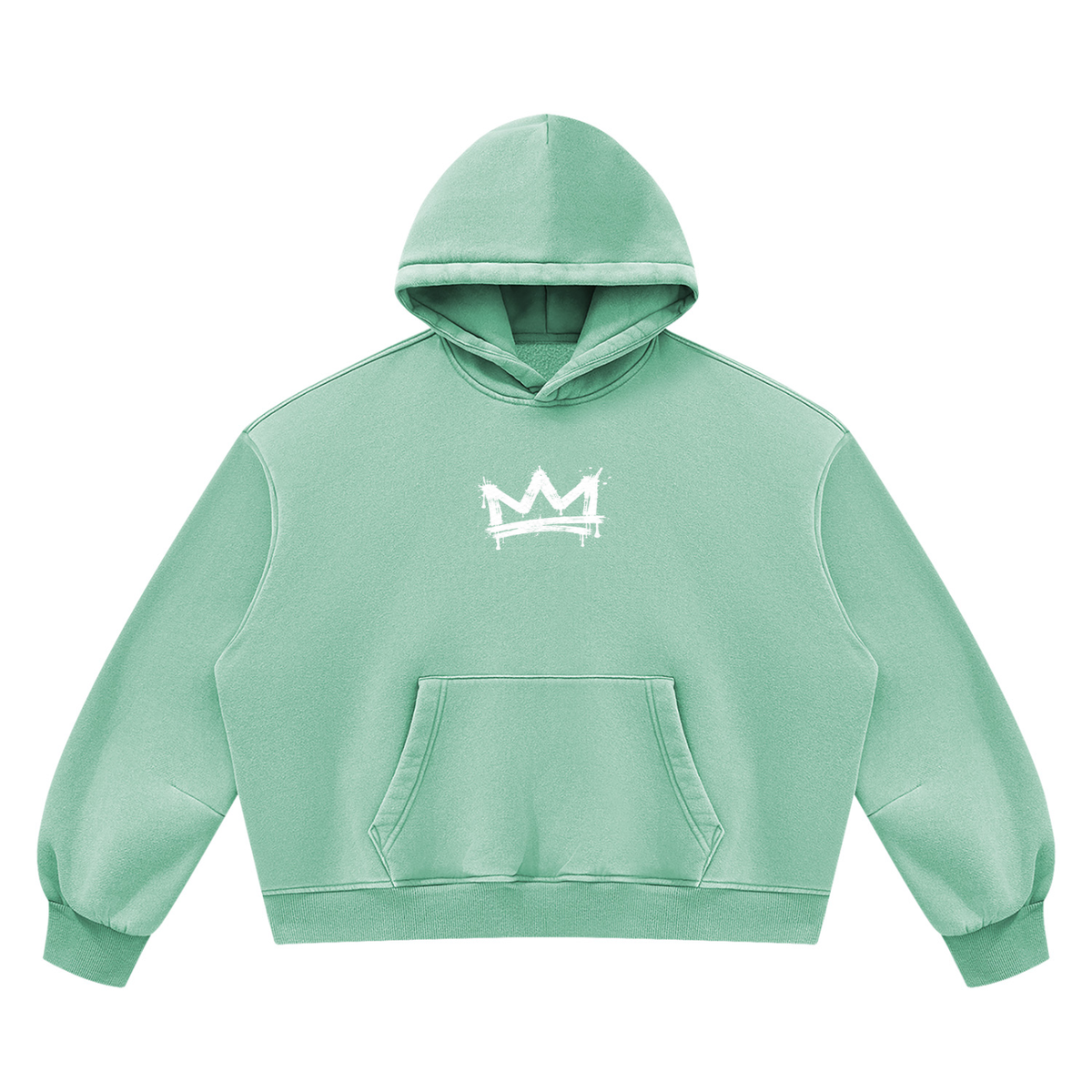 Beesmoove BlackSouth Crown Set Wash Boxy Fleece Hoodie