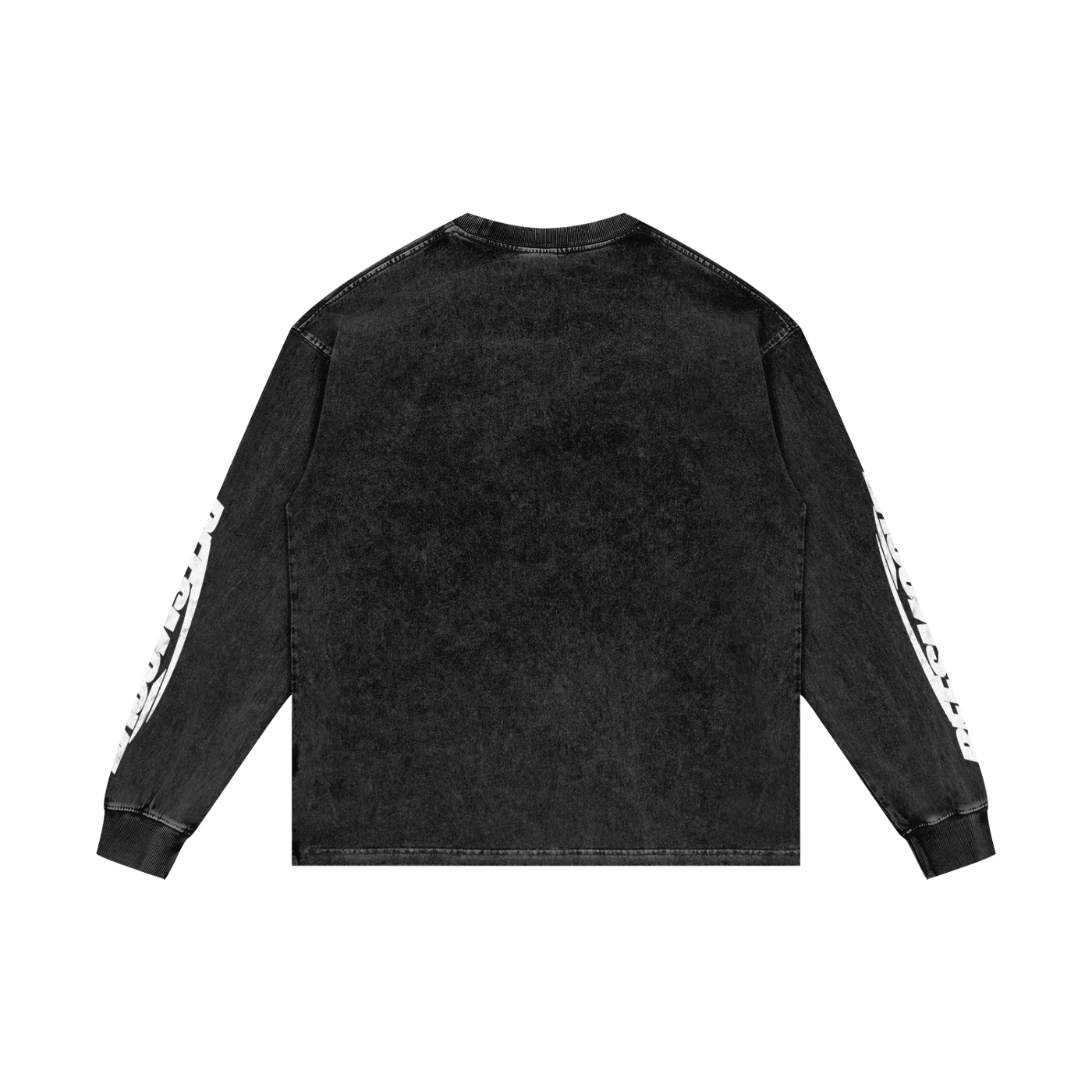 Beesmoove embroidered Wash Oversize Long Sleeve T-Shirt