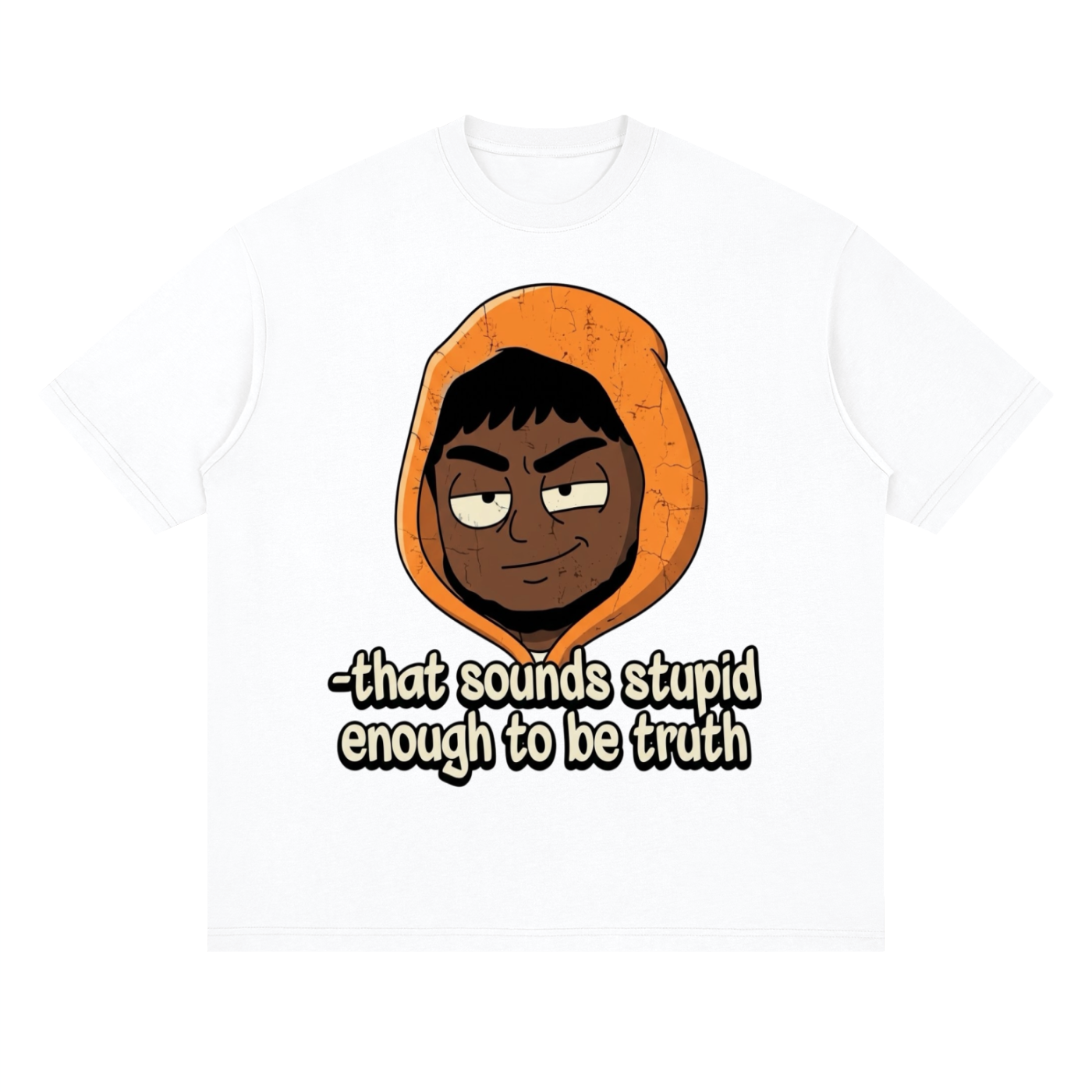 Beesmoove BlackSouth enough to be truth Drop Shoulder T-Shirt