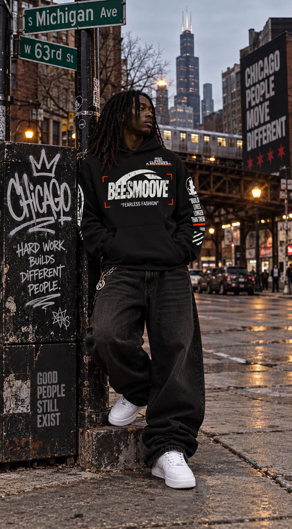 Beesmoove Virgil™ Boxy Hoodie