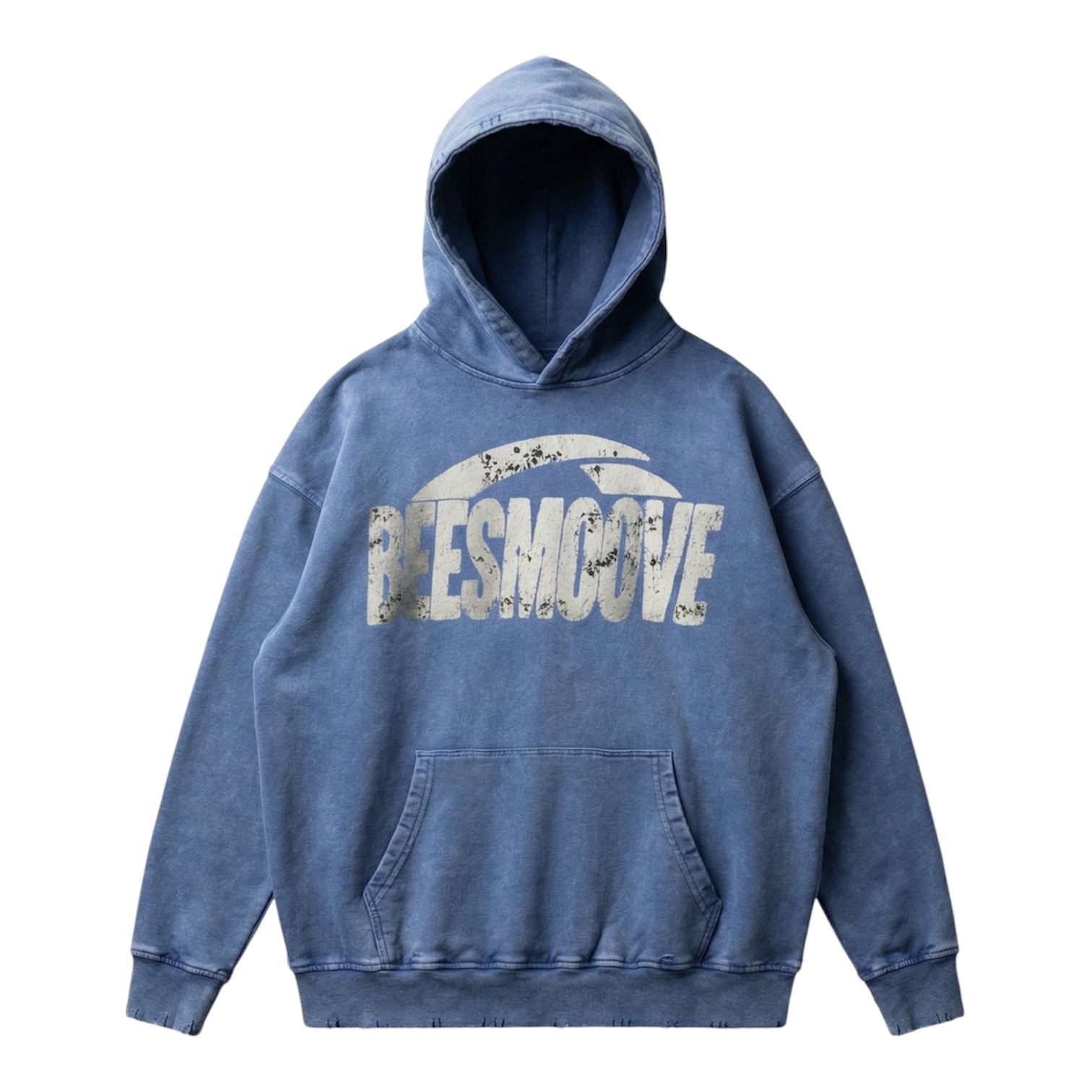 BEESMOOVE “Cold Era” Vintage Drop Heavyweight  Hoodie