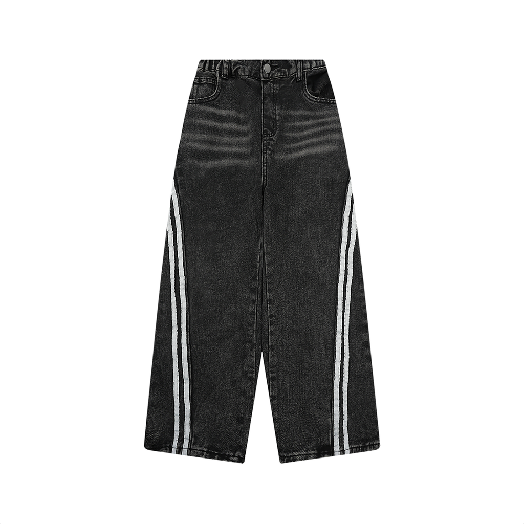 Beesmoove Kid’s Vintage Wash Side Stripe Jeans