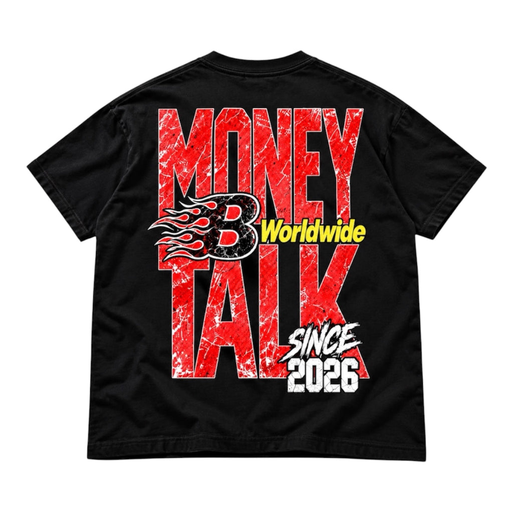Beesmoove Blacksouth — MONEY TALK WORLDWIDE Oversized Drop Shoulder Tee