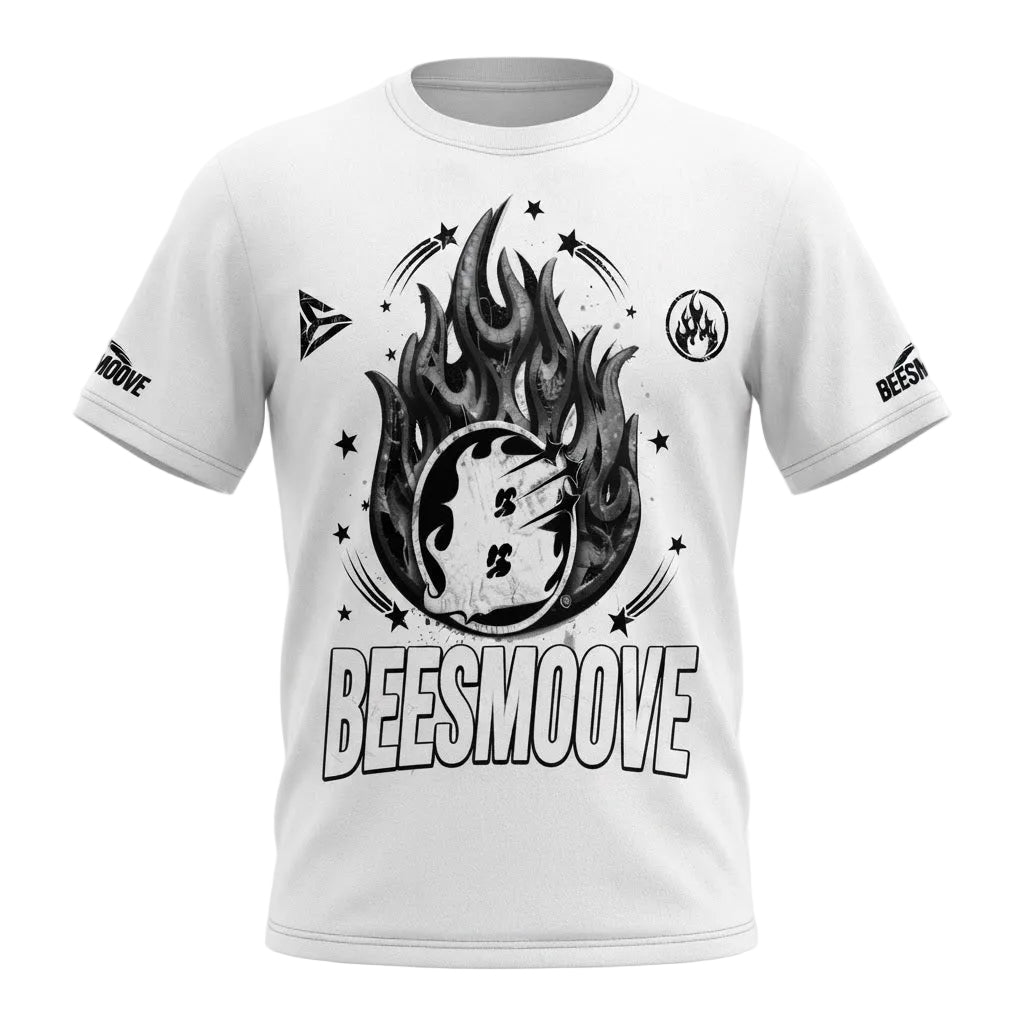 Beesmoove Star Fire From Within Loose Drop Shoulder T-Shirt