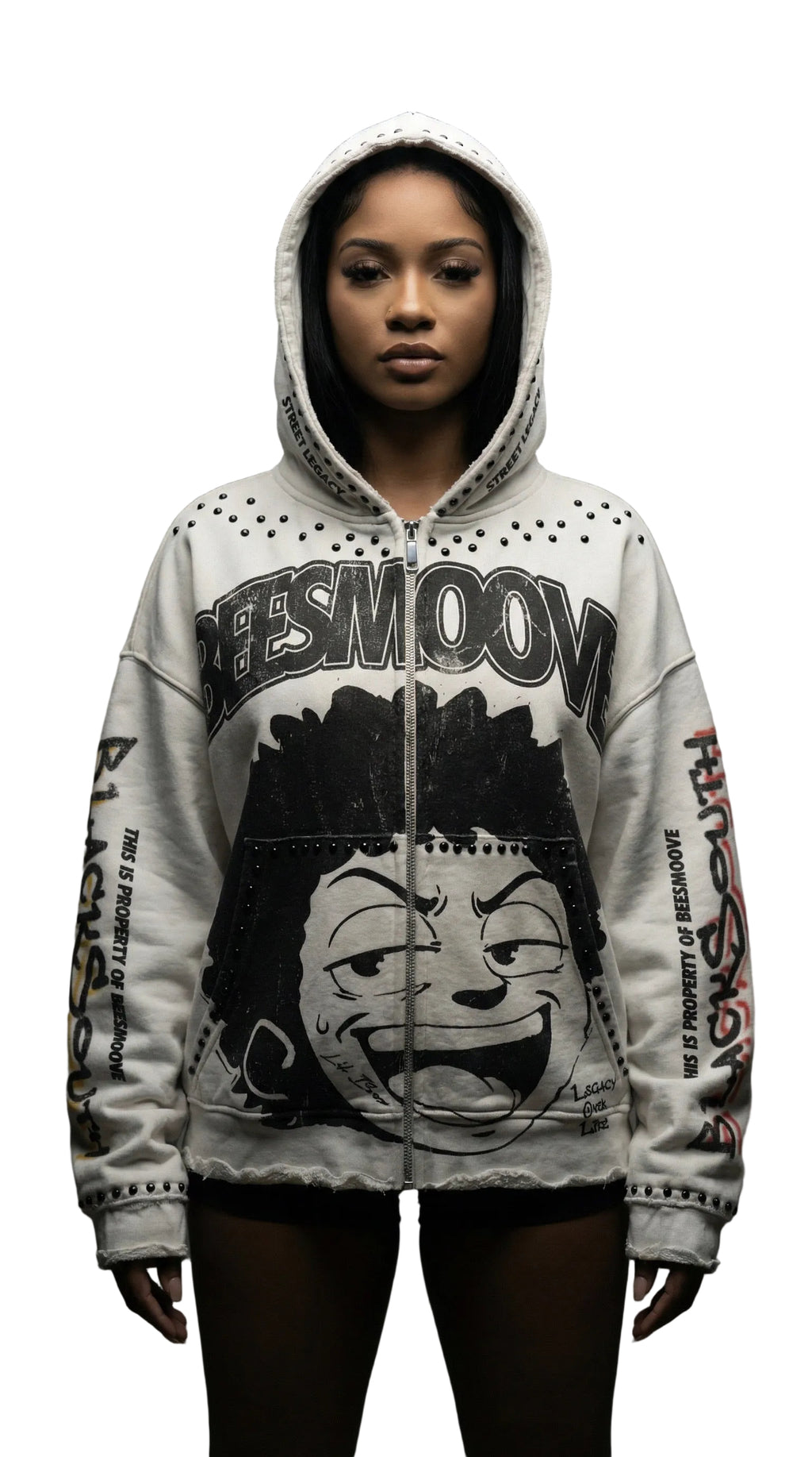 BEESMOOVE Lil Boo Chicago Streetwear Hoodie – BlackSouth Collection