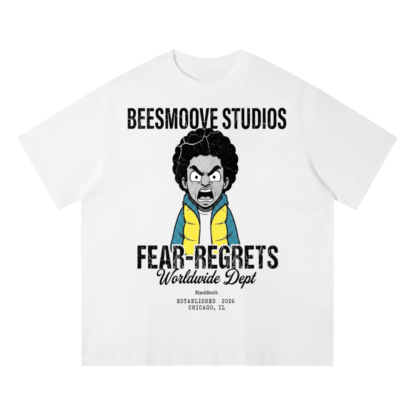 Beesmoove BlackSouth Lil Boo Fear Regrets T-Shirt