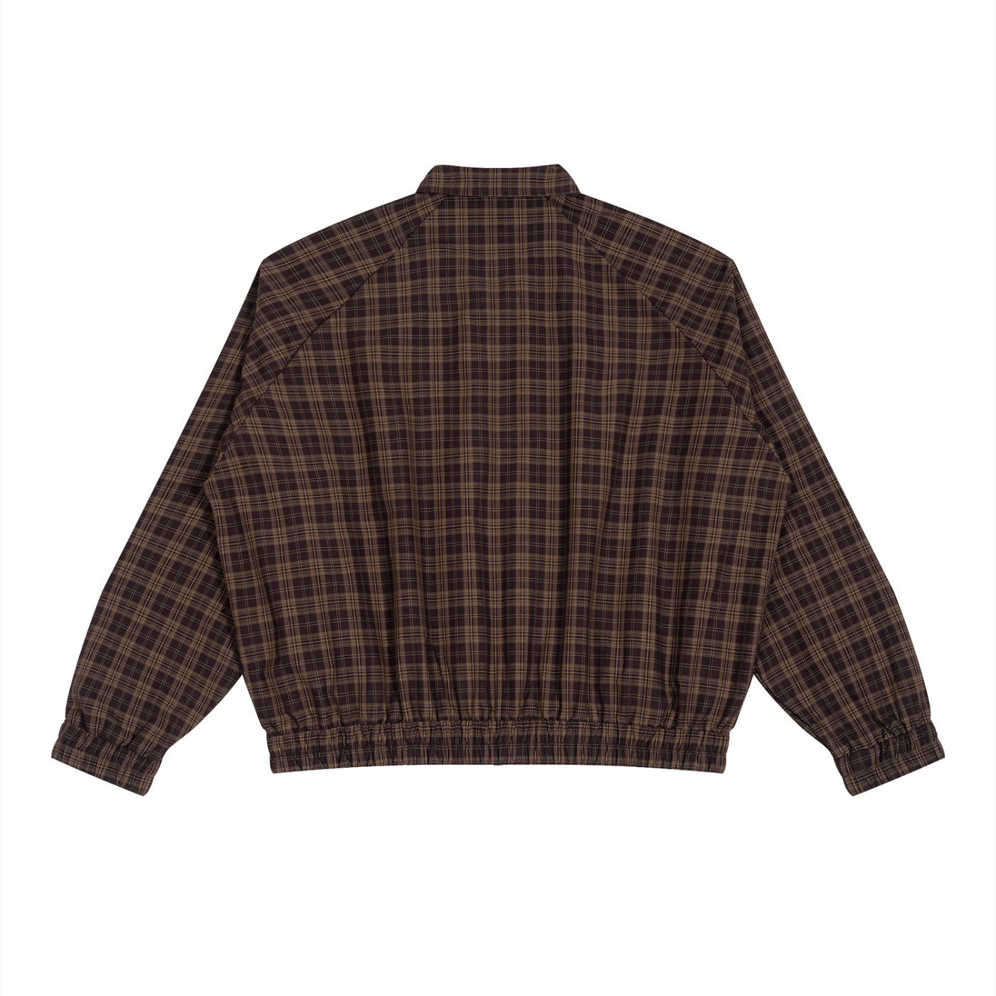 BEESMOOVE Plaid Full-Zip Track Jacket