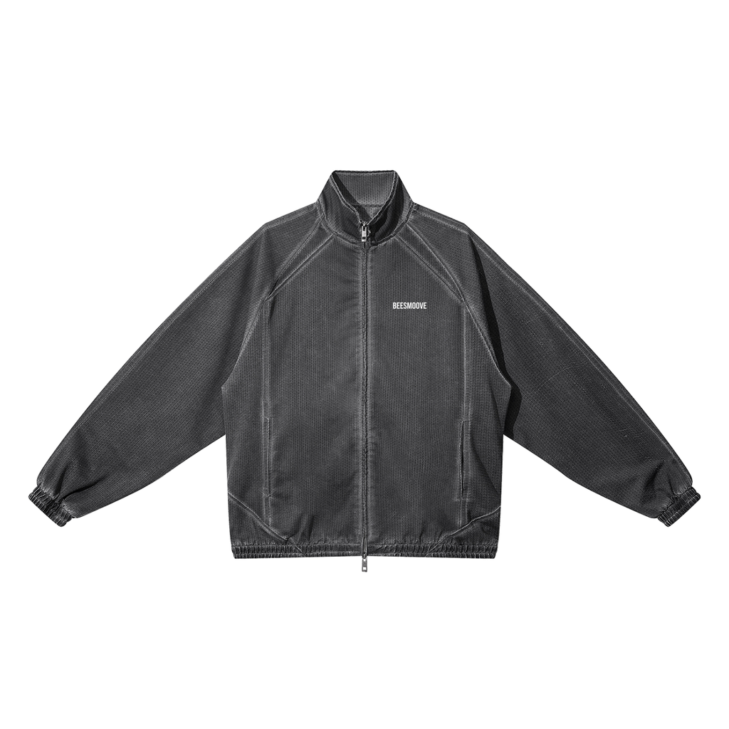 Beesmoove Vintage Wash Full Zip Jacket