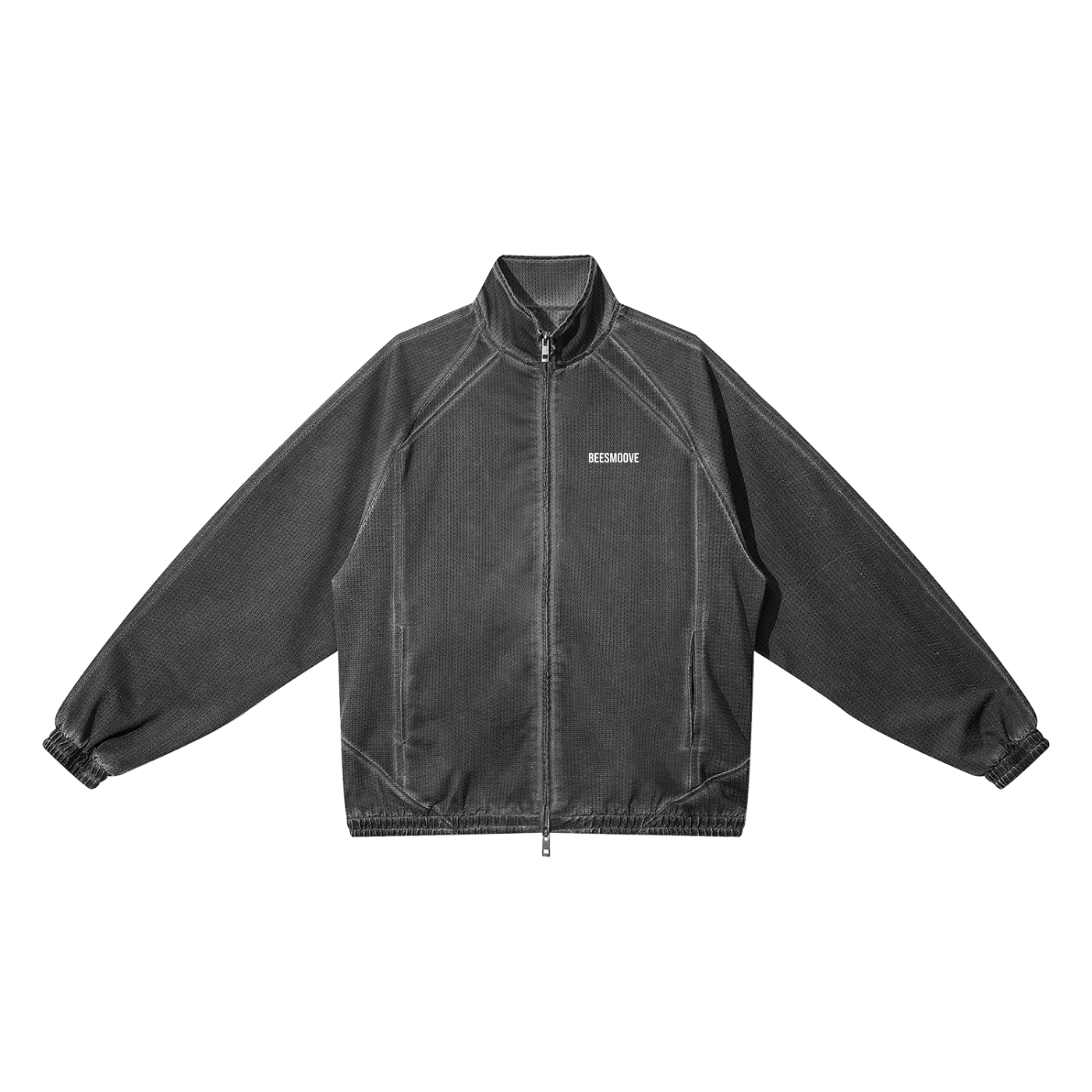 Beesmoove Vintage Wash Full Zip Jacket