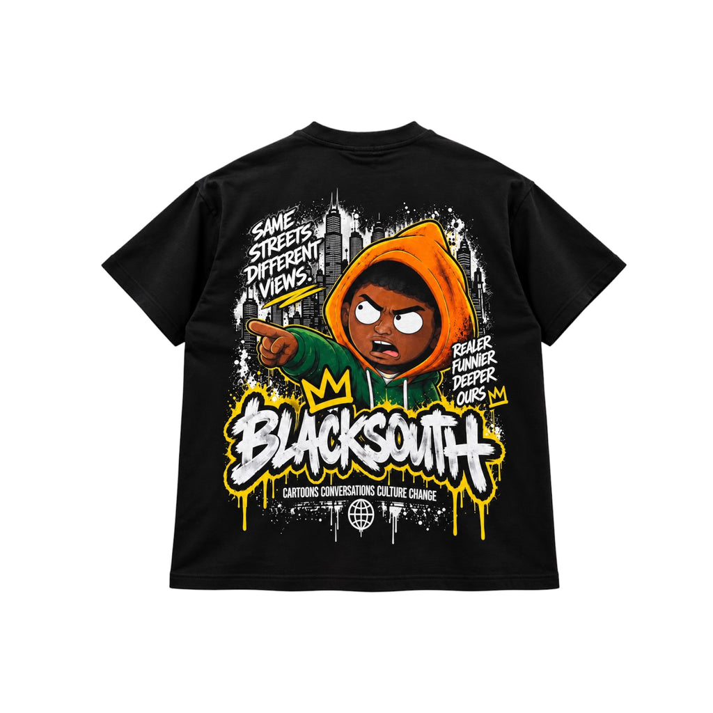 Beesmoove Blacksouth Same Streets, Different Views Tee