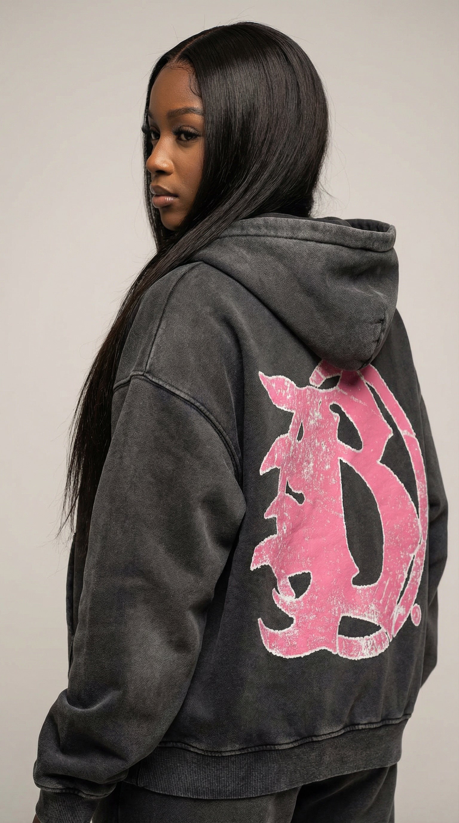 BEESMOOVE B-Squadron: Pink Ops Elite Edition Boxy Fleece Hoodie