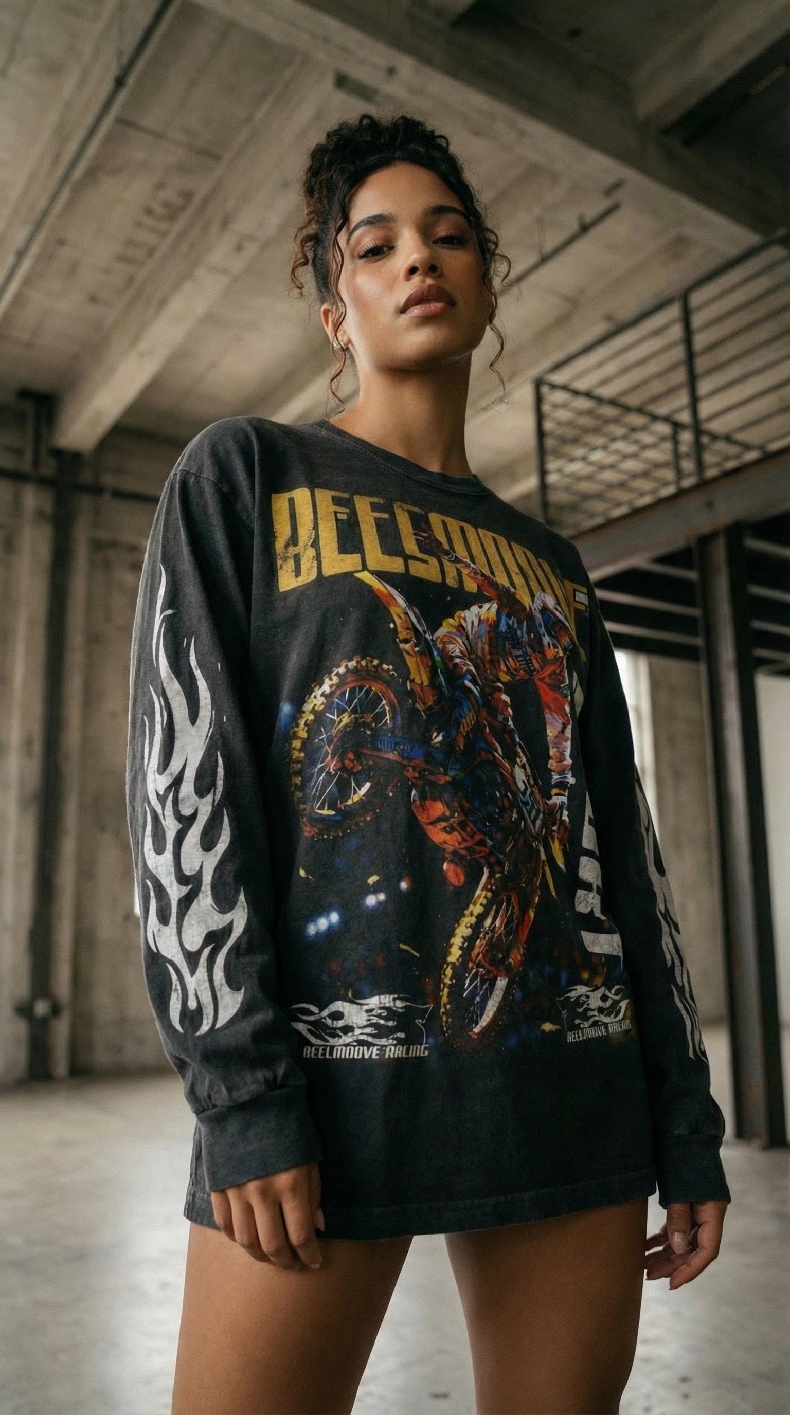 BEESMOOVE EXTREME FULL THROTTLE Long Sleeve Tee