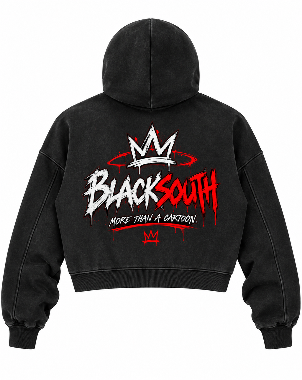 Beesmoove BLACKSOUTH Higher Conversation Cropped Hoodie