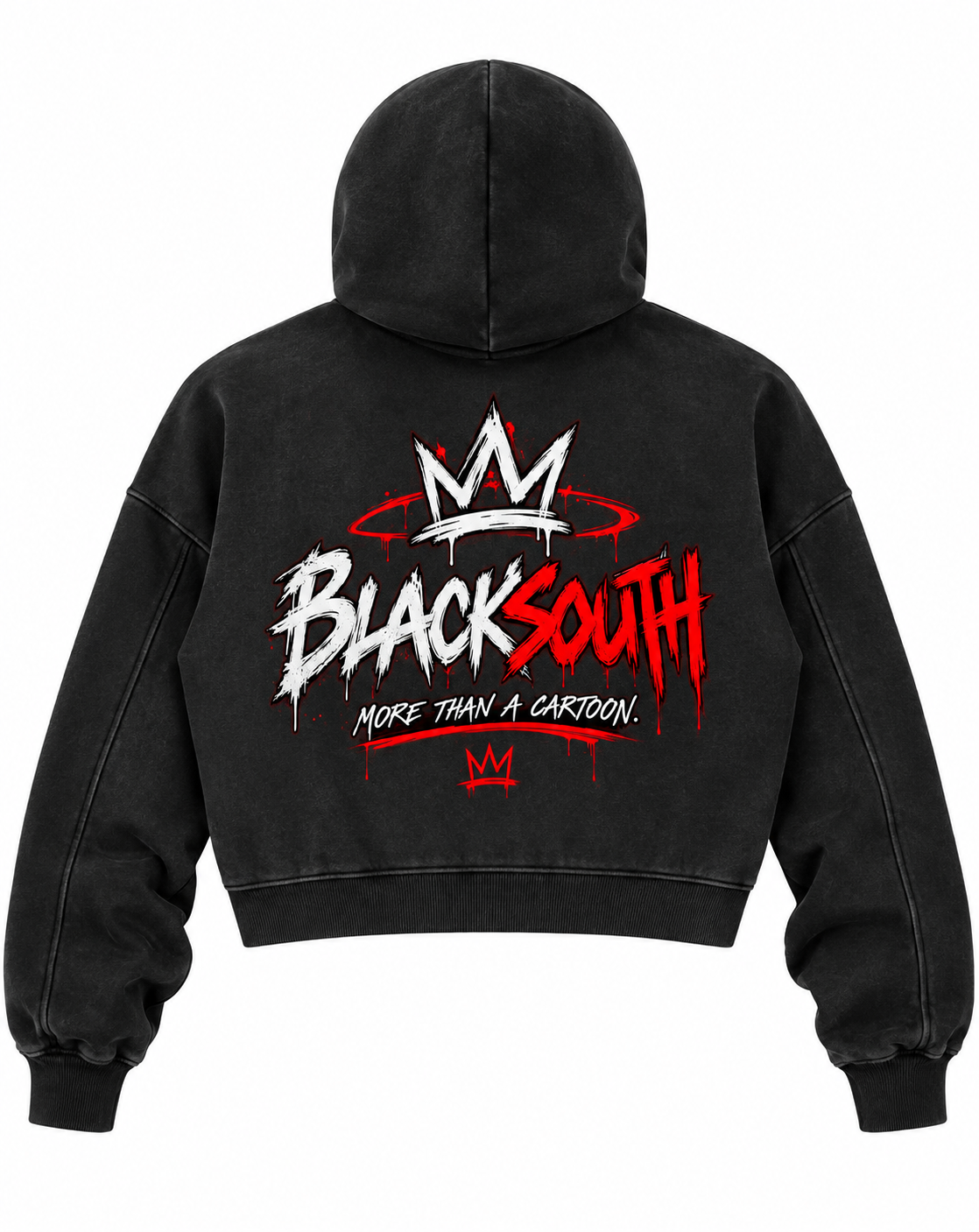 Beesmoove BLACKSOUTH Higher Conversation Cropped Hoodie