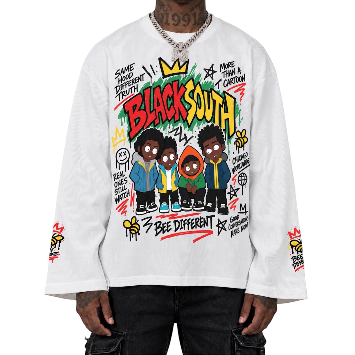Beesmoove BlackSouth Bee Different Long Sleeve