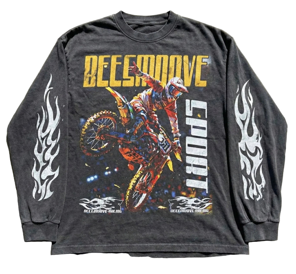 BEESMOOVE EXTREME FULL THROTTLE Long Sleeve Tee