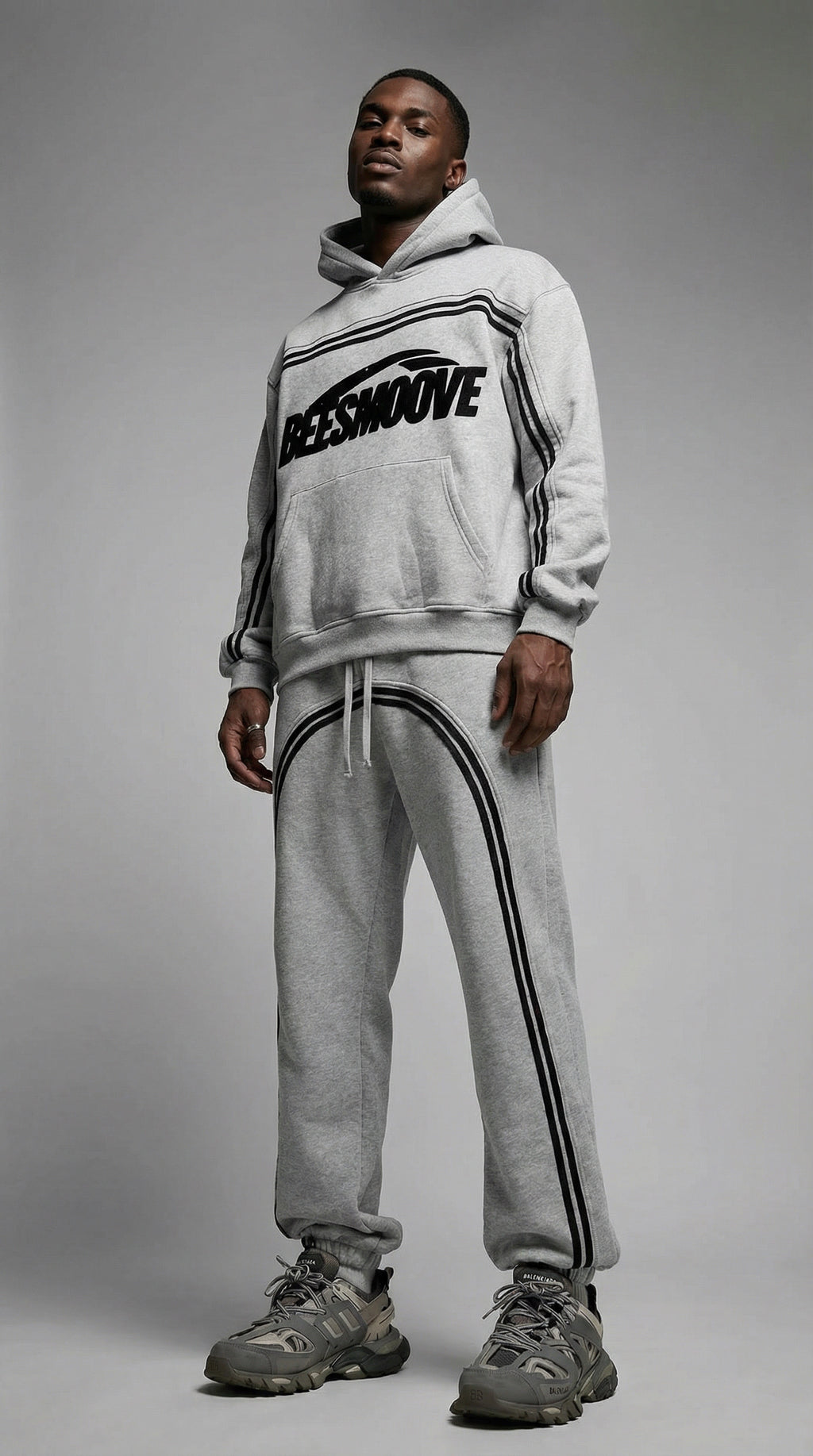 BEESMOOVE Noir Motion Kit  Set-Hoodie gray