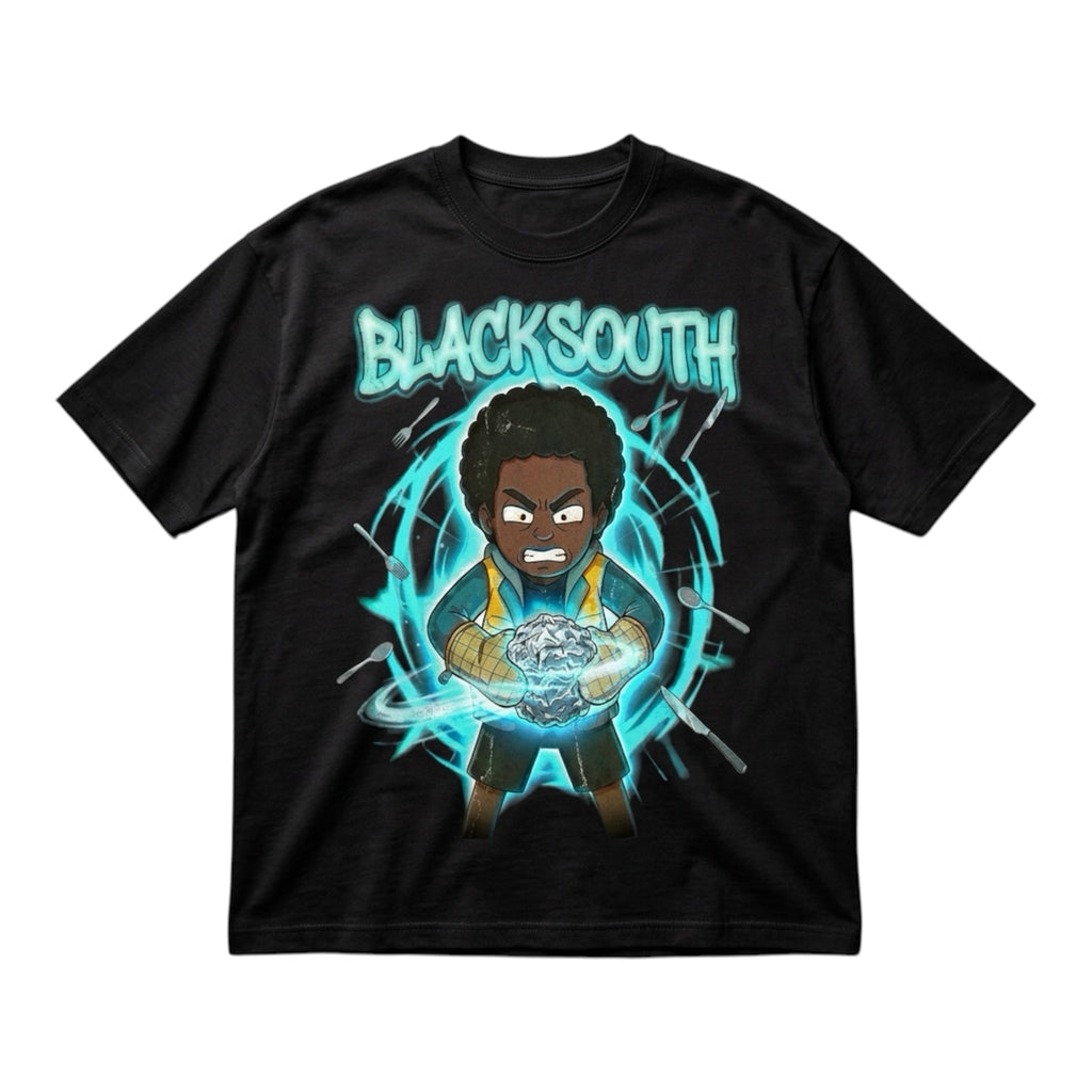 BEESMOOVE BlackSouth- Lil Boo Power Loose Drop Shoulder T-Shirt