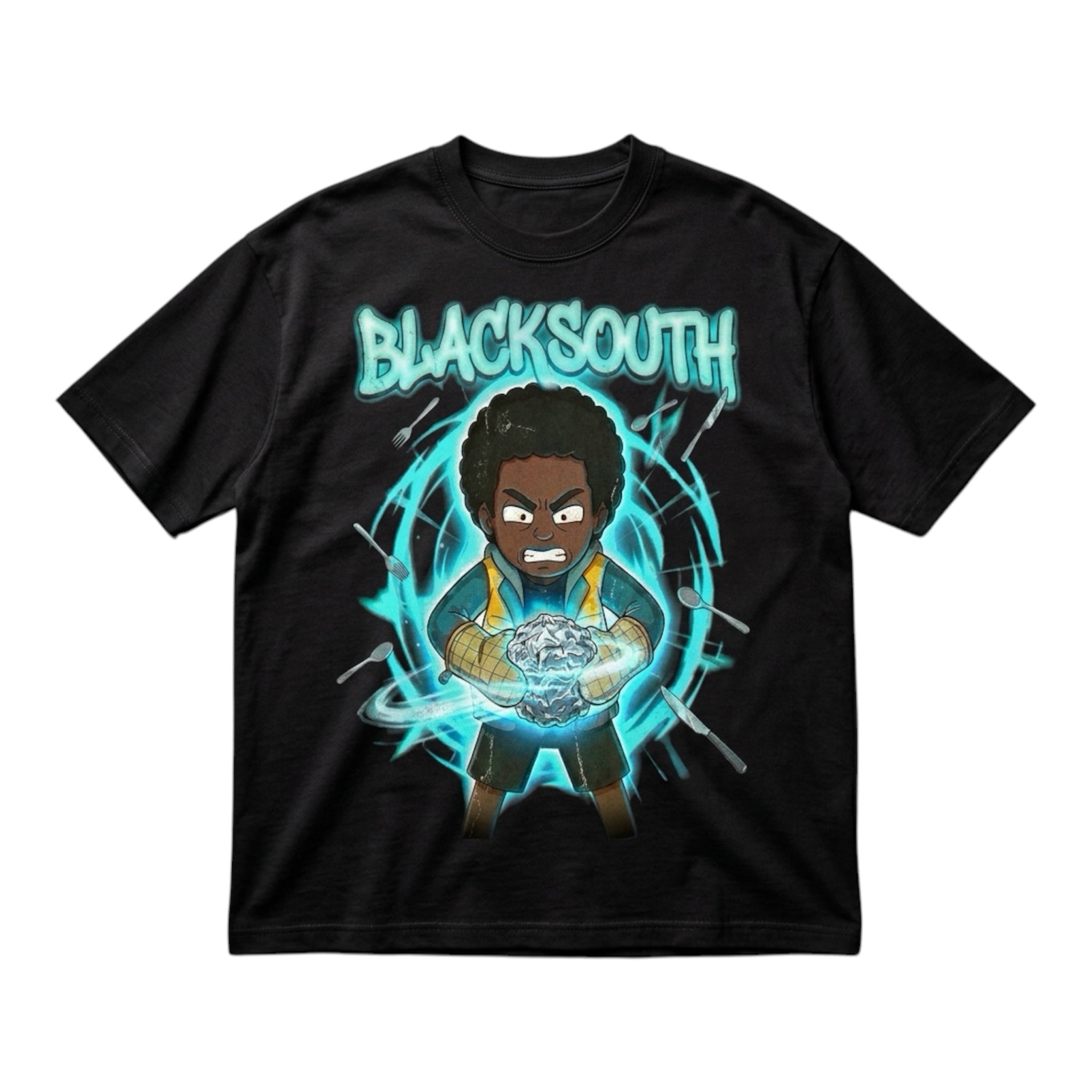 BEESMOOVE BlackSouth- Lil Boo Power Loose Drop Shoulder T-Shirt