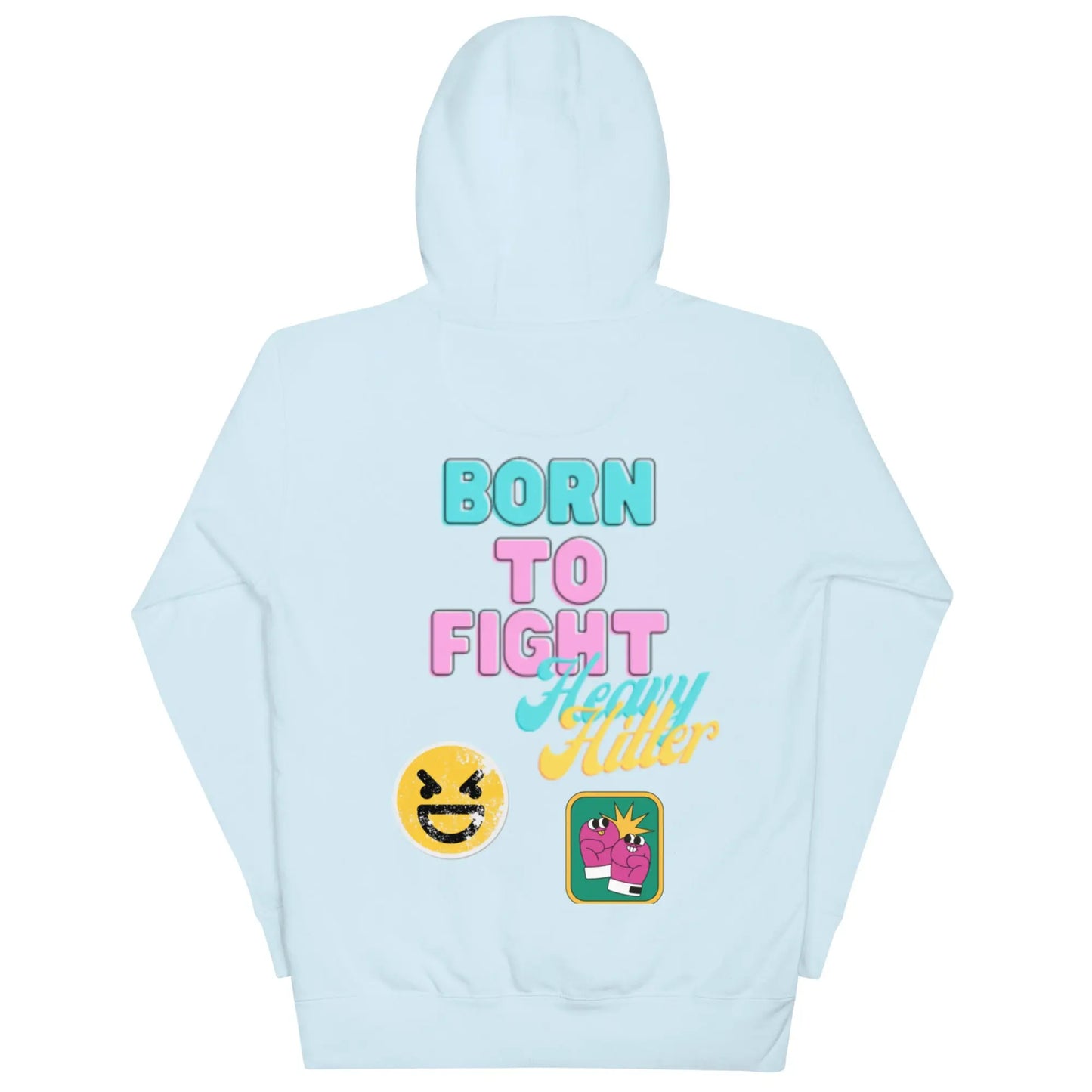 Beesmoove Born to Fight Unisex Hoodie - Beesmoove