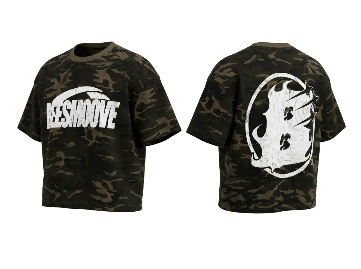 BEESMOOVE: War Within Camo Boxy T-Shirt