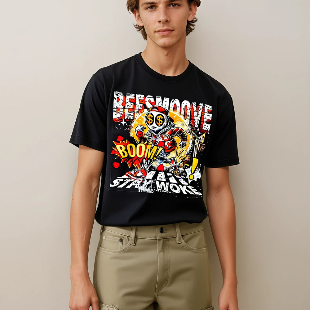 Beesmoove stay woke Oversized Boxy Tee