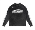 Beesmoove embroidered Wash Oversize Long Sleeve T-Shirt