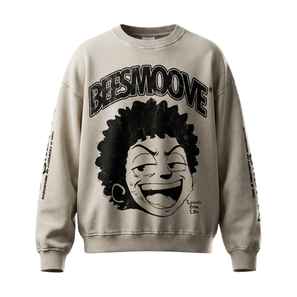BEESMOOVE BlackSouth LiL Boo Chicago Legacy Oversized Sweatshirt