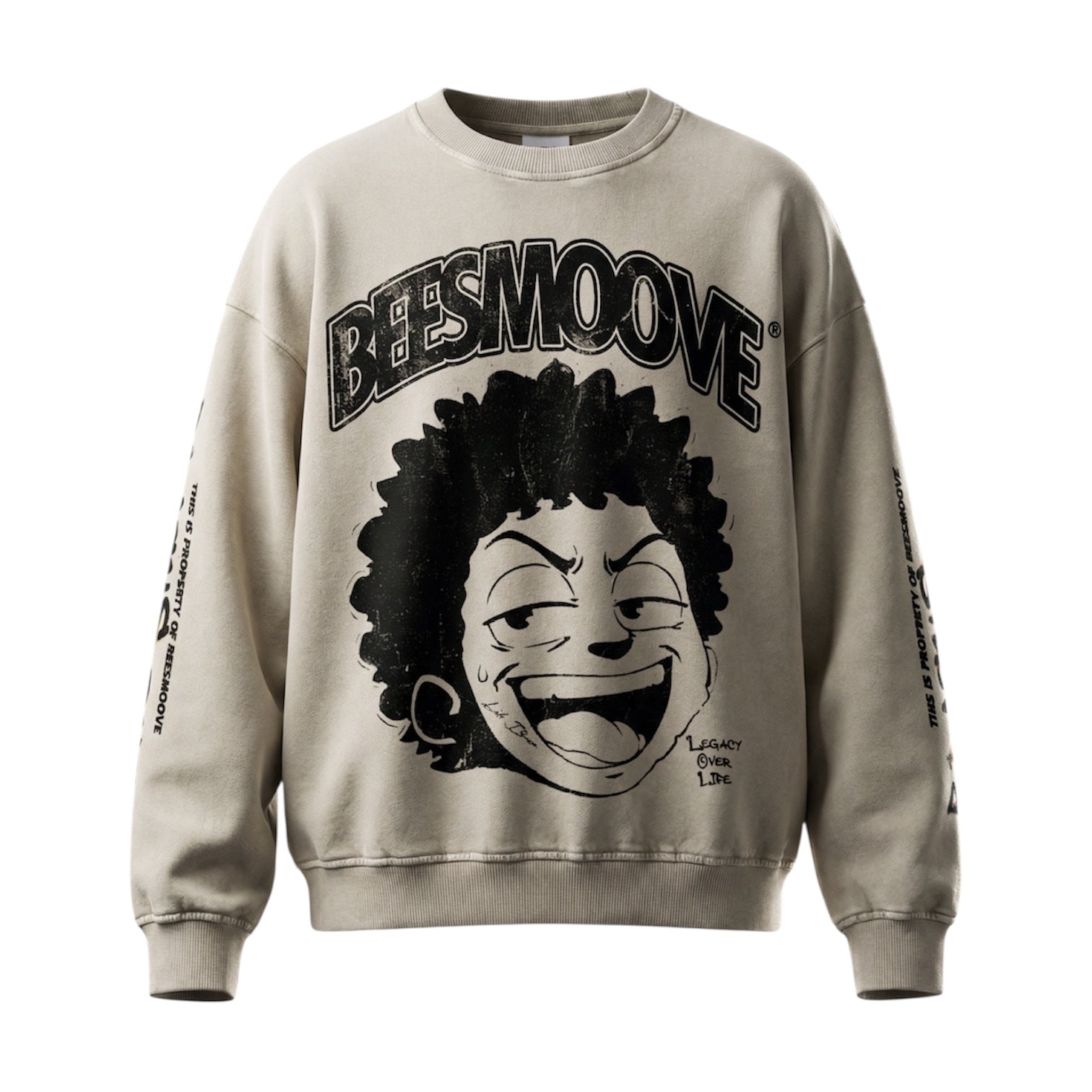 BEESMOOVE BlackSouth LiL Boo Chicago Legacy Oversized Sweatshirt