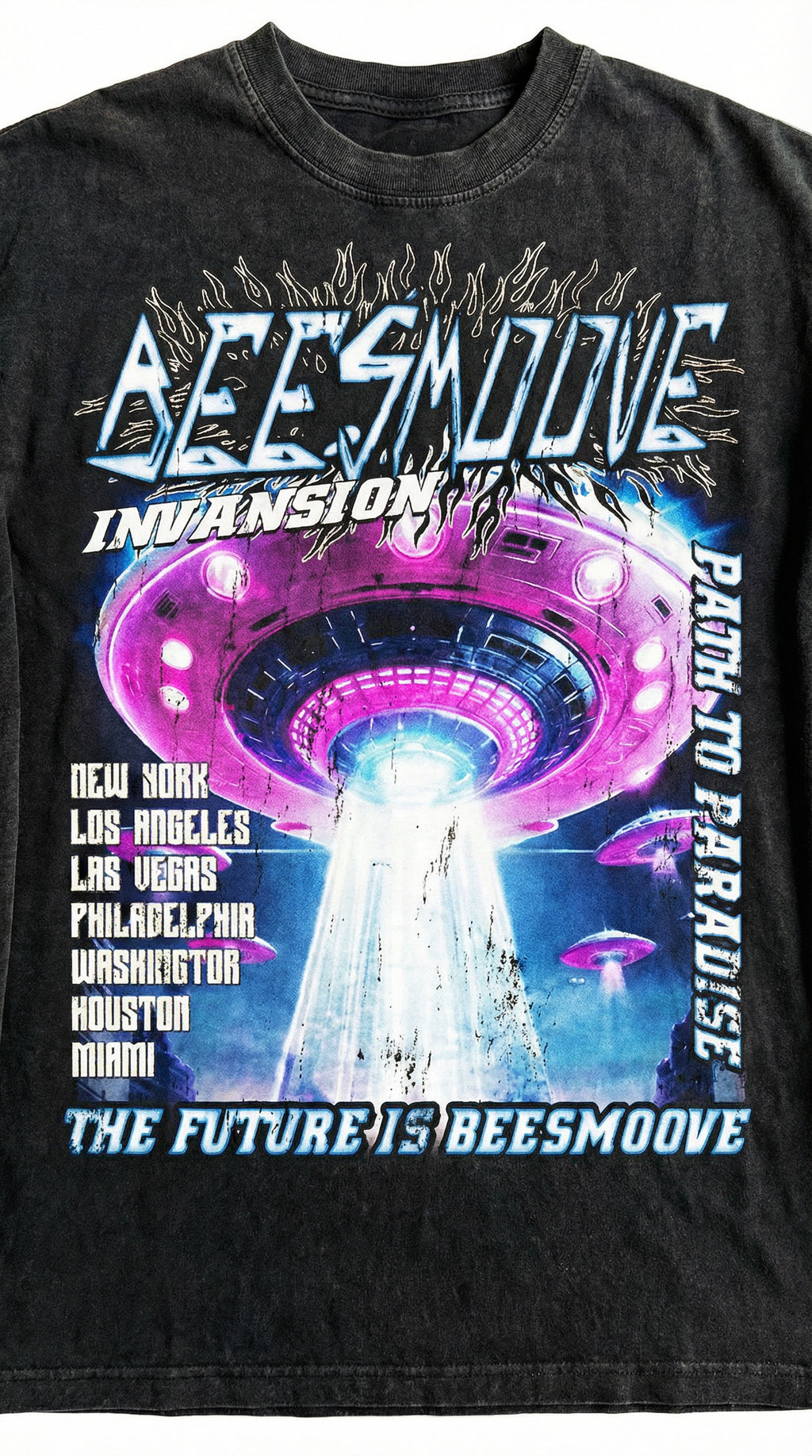 BEESMOOVE INVASION The Future is Now Long Sleeve Tee