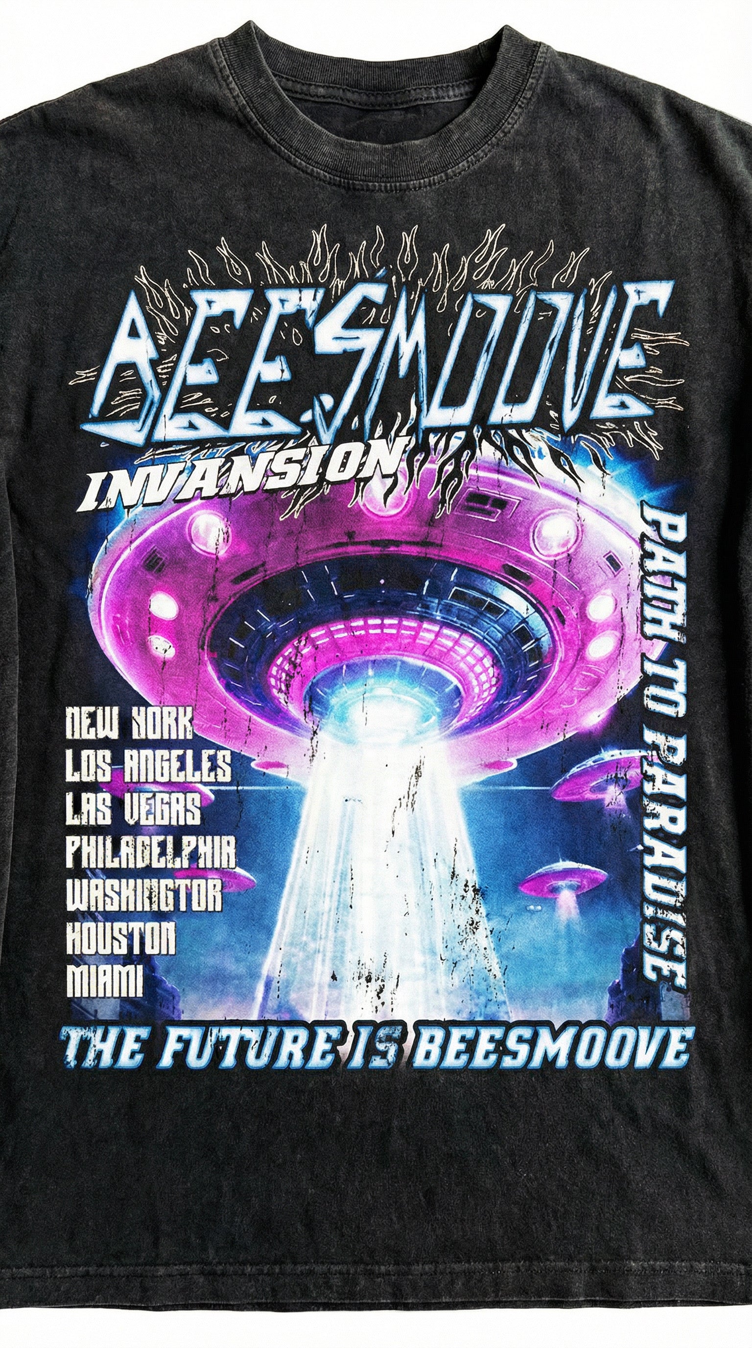 BEESMOOVE INVASION The Future is Now Long Sleeve Tee