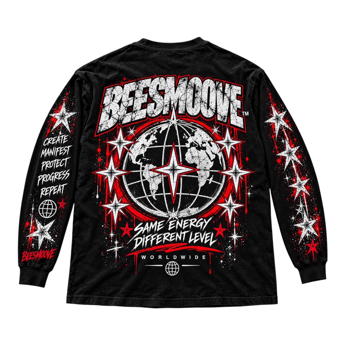 Beesmoove Same Energy. Different Level Long Sleeve T-Shirt