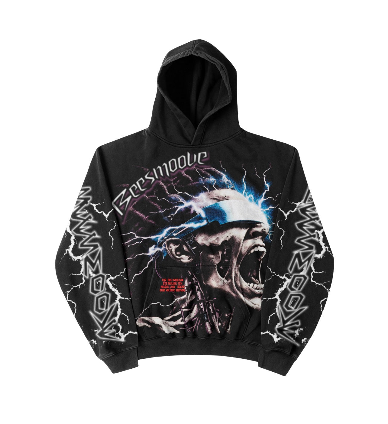 BEESMOOVE Born From Voltage Hoodie