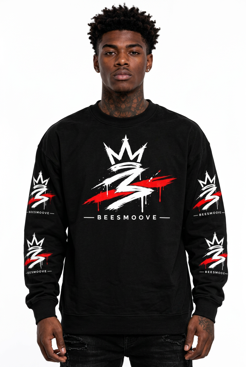 Beesmoove BLACKSOUTH Crown ZEE LONG SLEEVE Black