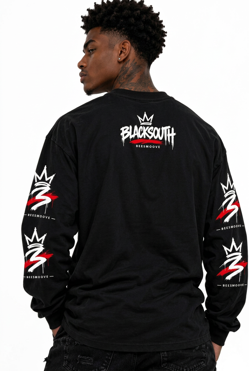 Beesmoove BLACKSOUTH CROWN LONG SLEEVE Black